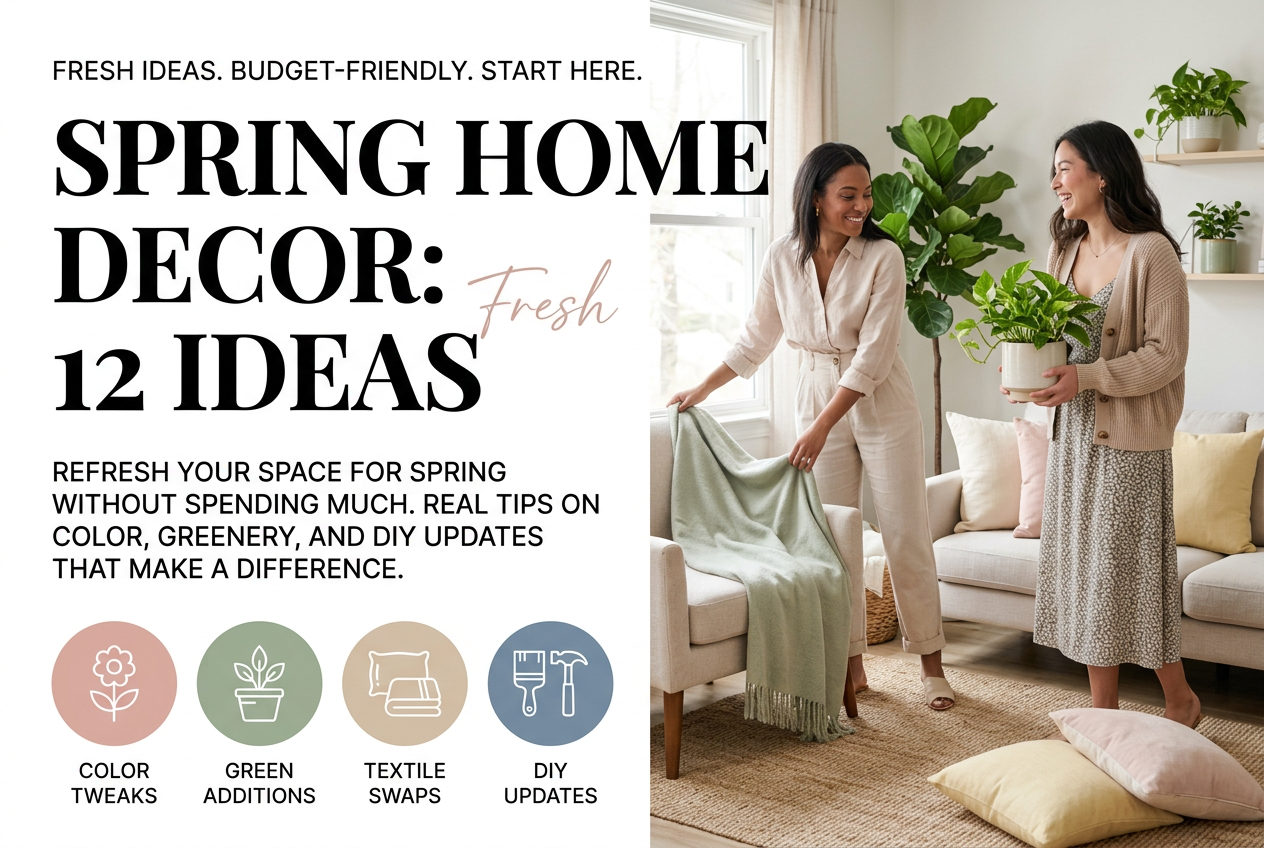Spring Home Decor: 12 Budget-Friendly Ideas for a Fresh Look