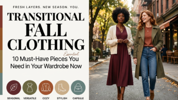 Transitional Fall Clothing: 10 Must-Have Pieces You Need in Your Wardrobe Now