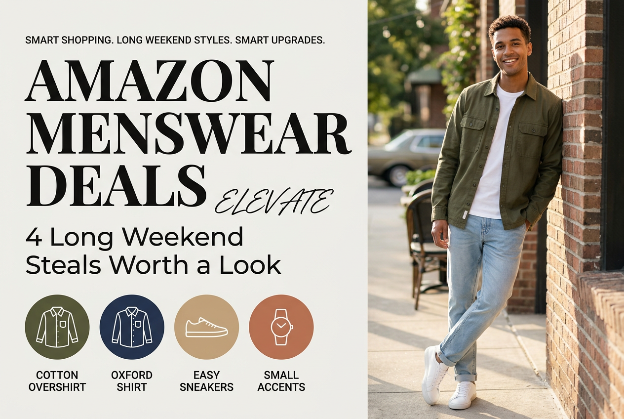 Amazon Menswear Deals: 4 Long Weekend Steals Worth a Look