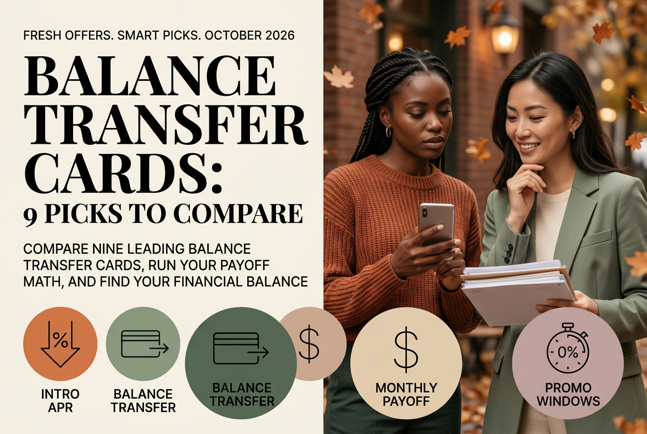 Balance Transfer Cards: 9 Picks to Compare for October 2026 — best balance transfer cards
