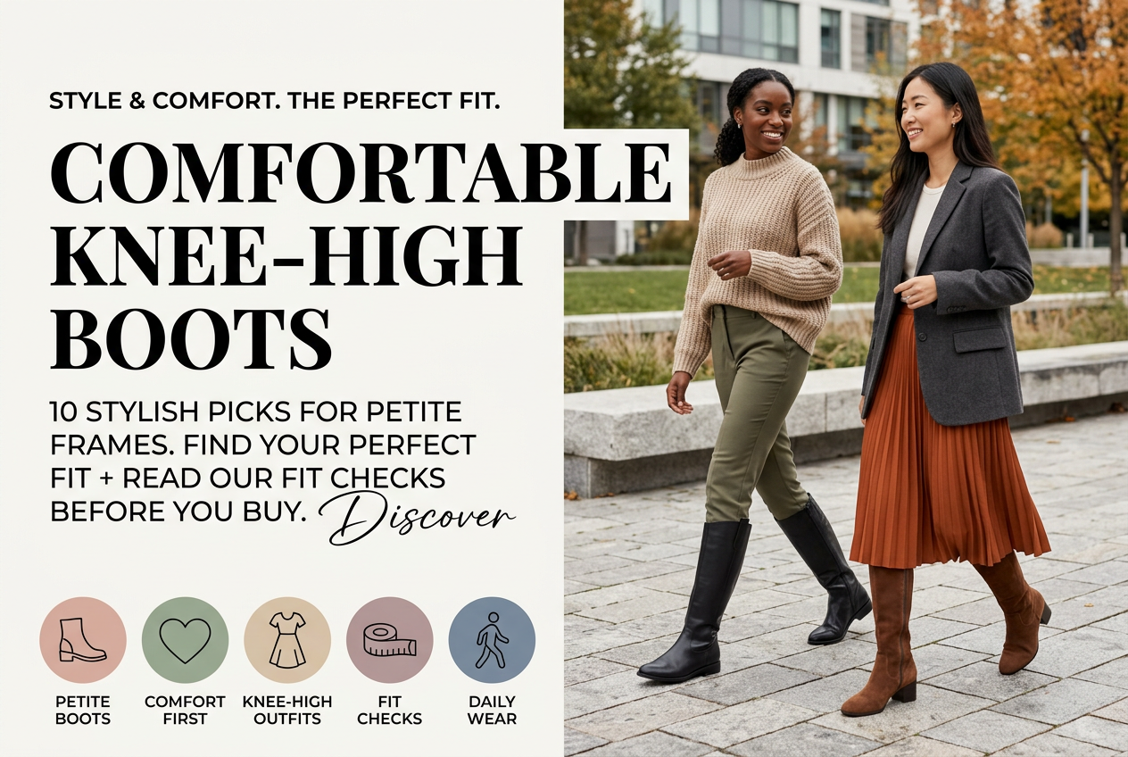 Comfortable Knee-High Boots: 10 Stylish Picks for Petite Frames