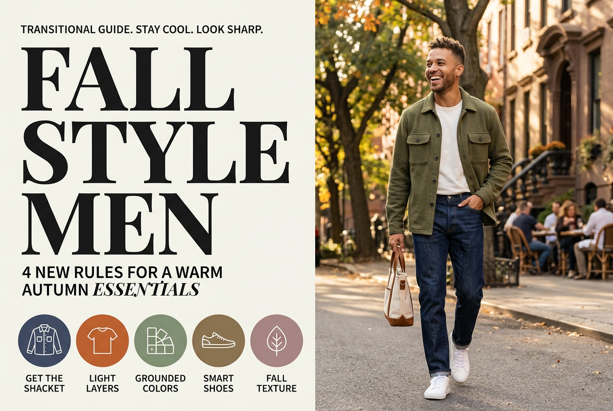 Fall Style Men: 4 New Rules for a Warm Autumn