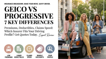 Geico vs Progressive: 7 Key Differences in Premiums, Deductibles & Claims Speed