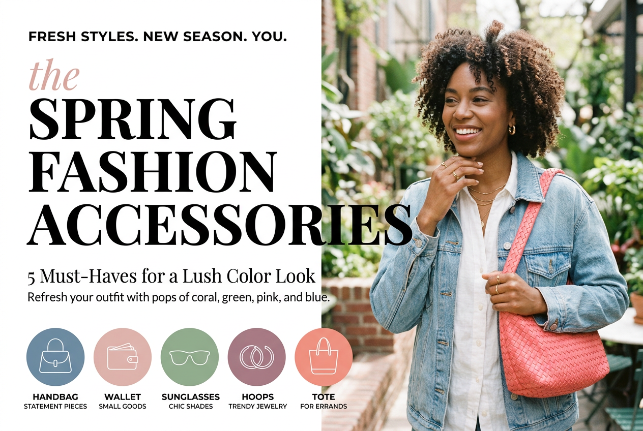 Spring Fashion Accessories: 5 Must-Haves for a Lush Color Look