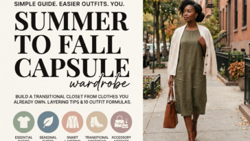 Summer to Fall Capsule Wardrobe: A Simple Guide to Easier Outfits