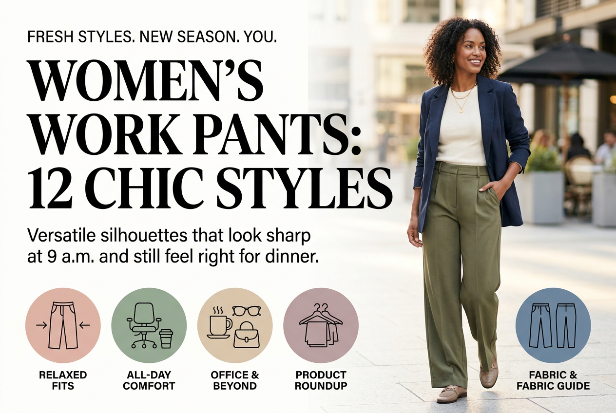 Women's Work Pants: 12 Chic Styles That Go Beyond the Office